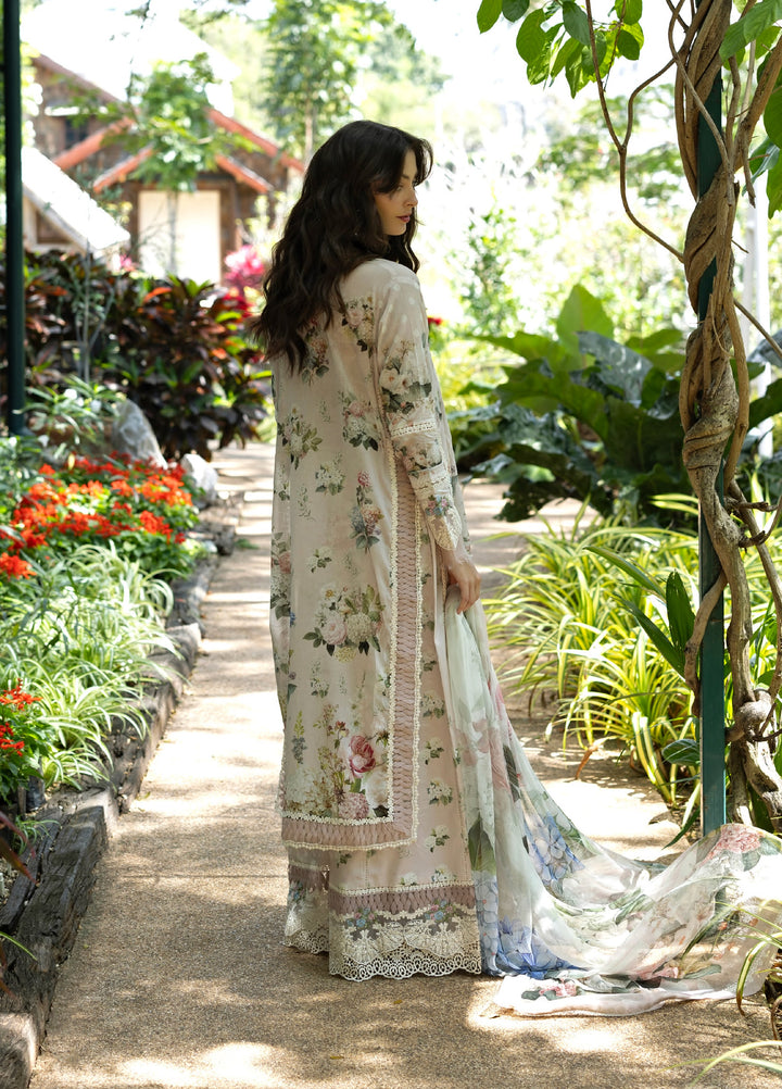 Signature by Elaf Premium Unstitched Embroidered Lawn 3 Piece Suit EL26USP ESA-4A TUSCAN FAIRY - Summer Collection