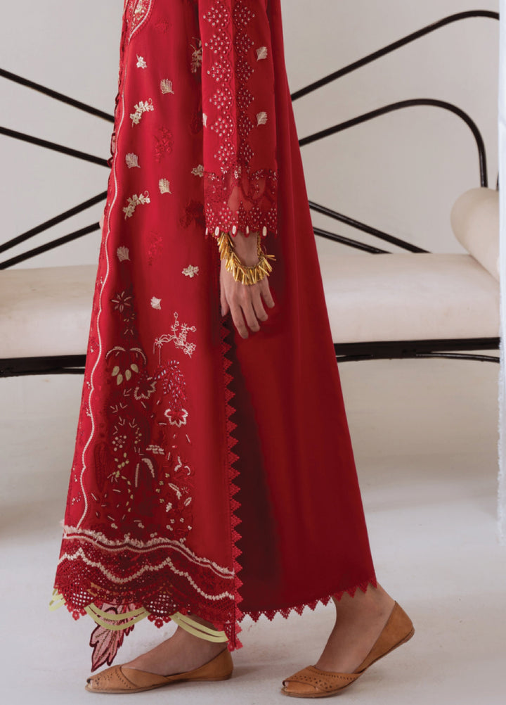 Miraal By Aabyaan Embroidered Chikankari Suits Unstitched 3 Piece ABY25MV D-AV-07-Sehr - Winter Collection