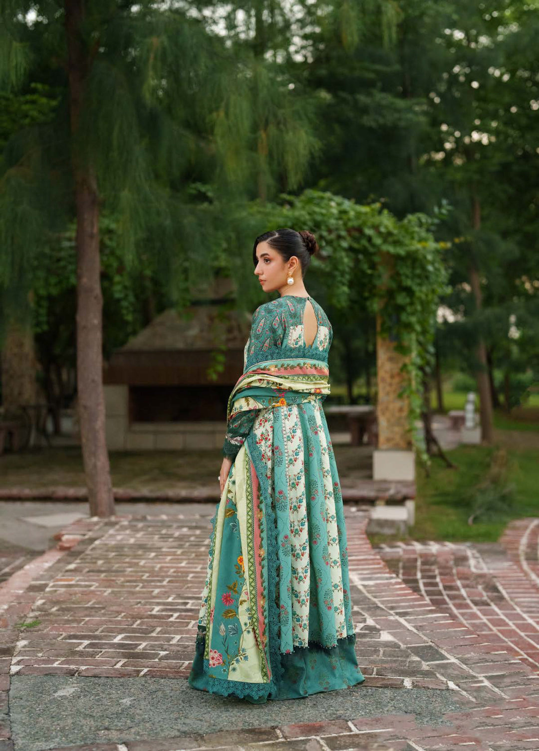 Meraki by Asifa And Nabeel Unstitched Viscose Embroidered Suits 3 Piece AN25MW ANM-08-Botanical Breeze - Winter Collection