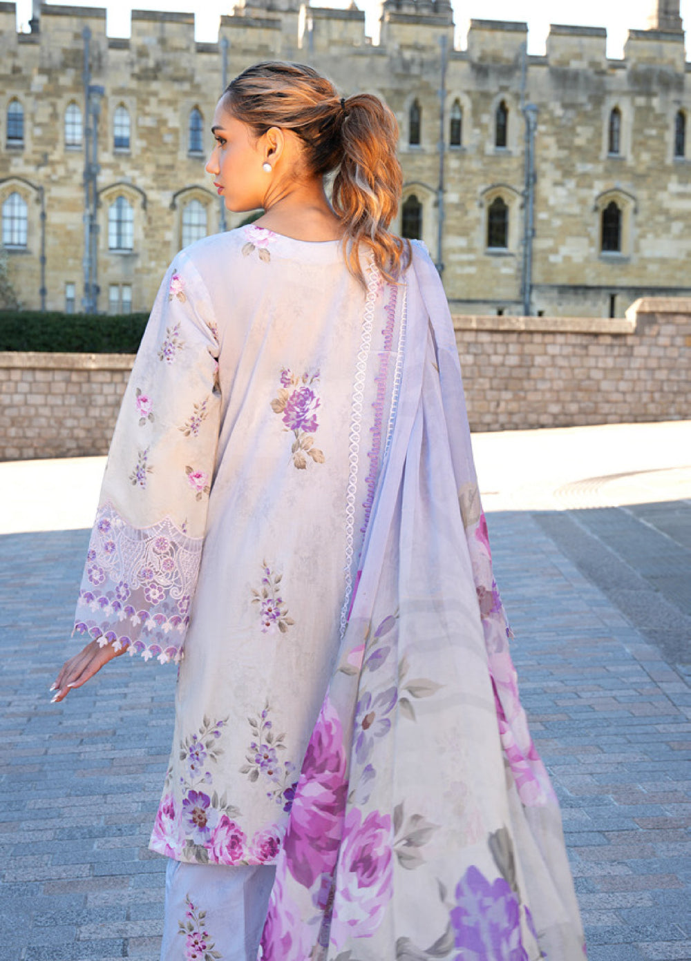 Al Zohaib Printkari Unstitched Embroidered Lawn 3 Piece Suit AZ26ULP 01 - Summer Collection