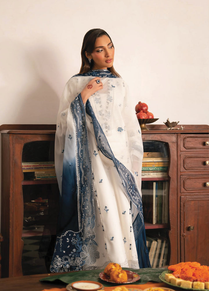 Lamhay by Seran Unstitched Embroidered Lawn 3 Piece Suit SN26ULL D6-Raen - Eid Collection