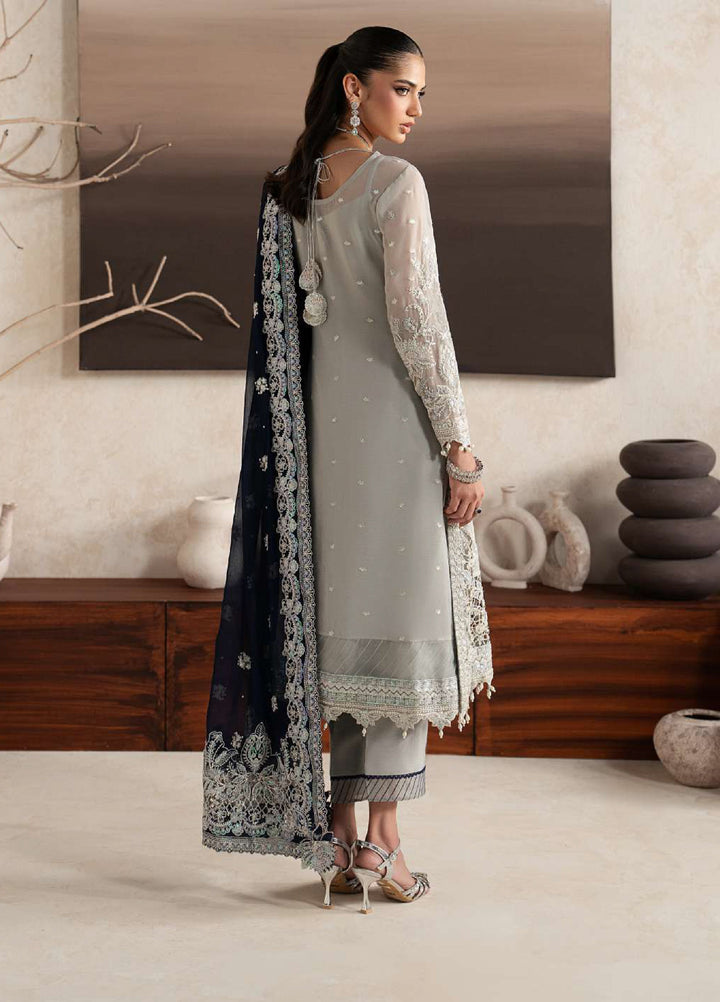 Gulaal Unstitched Embroidered Chiffon 3 Piece Suit GL26ULW Gianna D-52 - Wedding Collection
