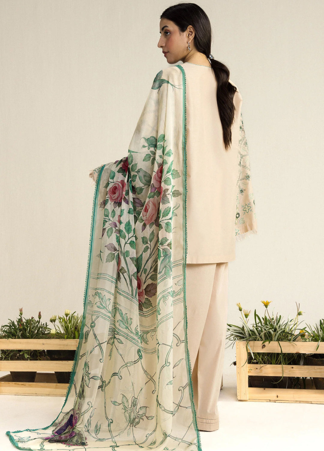Coco by Zara Shahjahan Unstitched Embroidered Lawn 3 Piece Suit CZS26UCLP SOREN-9B - Eid Collection