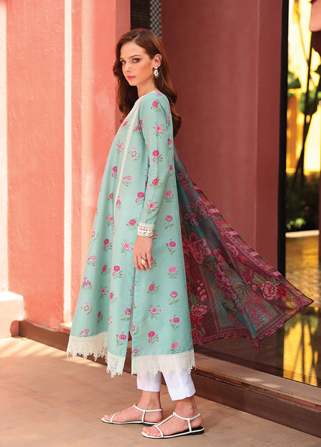 Xenia Formals RTW Embroidered Lawn 3 Piece XF26PL SLATE - Summer Collection