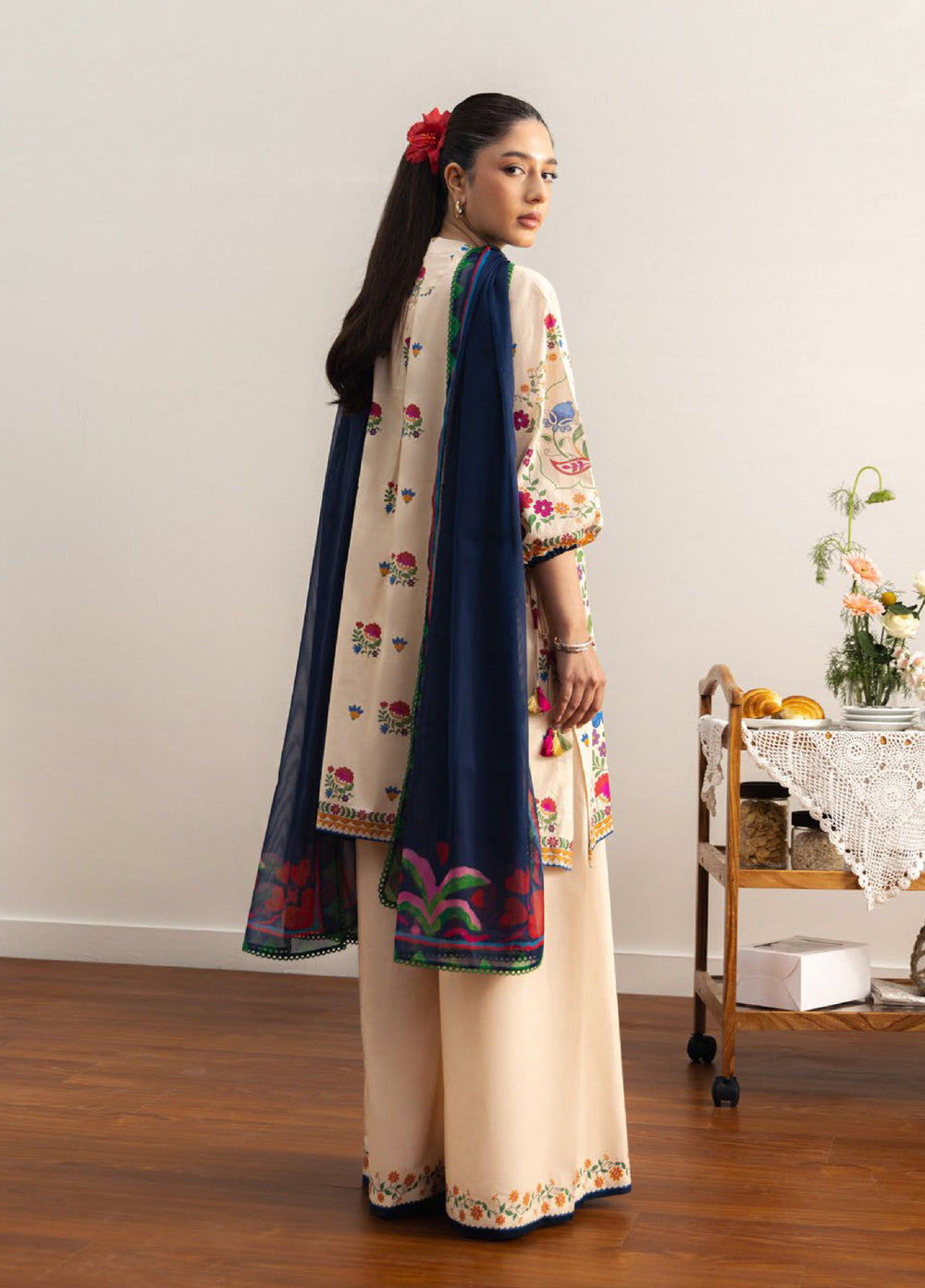 Coco by Zara Shahjahan Unstitched Printed Lawn 3 Piece Suit CZS26ULV TAKARA-7A - Summer Collection