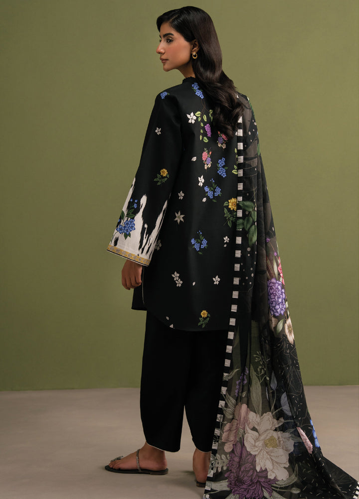 Seran Essentials Unstitched Printed Lawn 3 Piece Suit SN26UEL Elen D-01 - Summer Collection