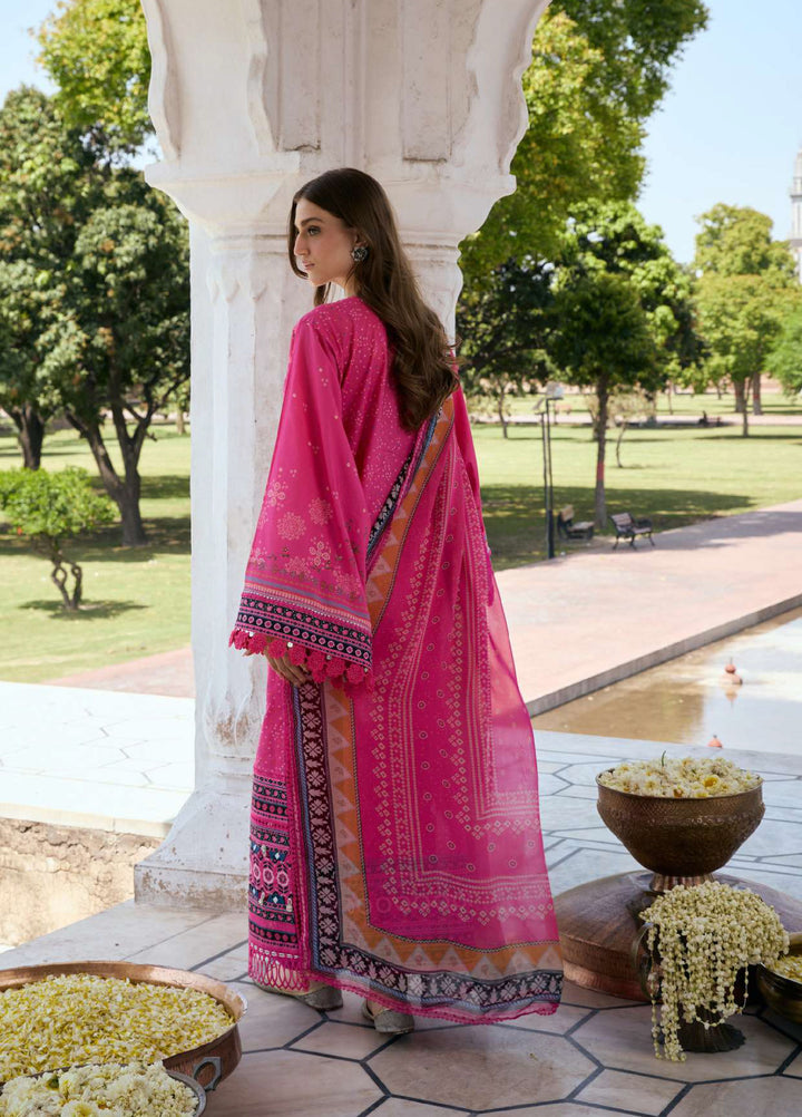 Angan by Kahf Unstitched Printed Lawn 3 Piece Suit KHF26ULA GULNAR KPS-4B - Festive Collection