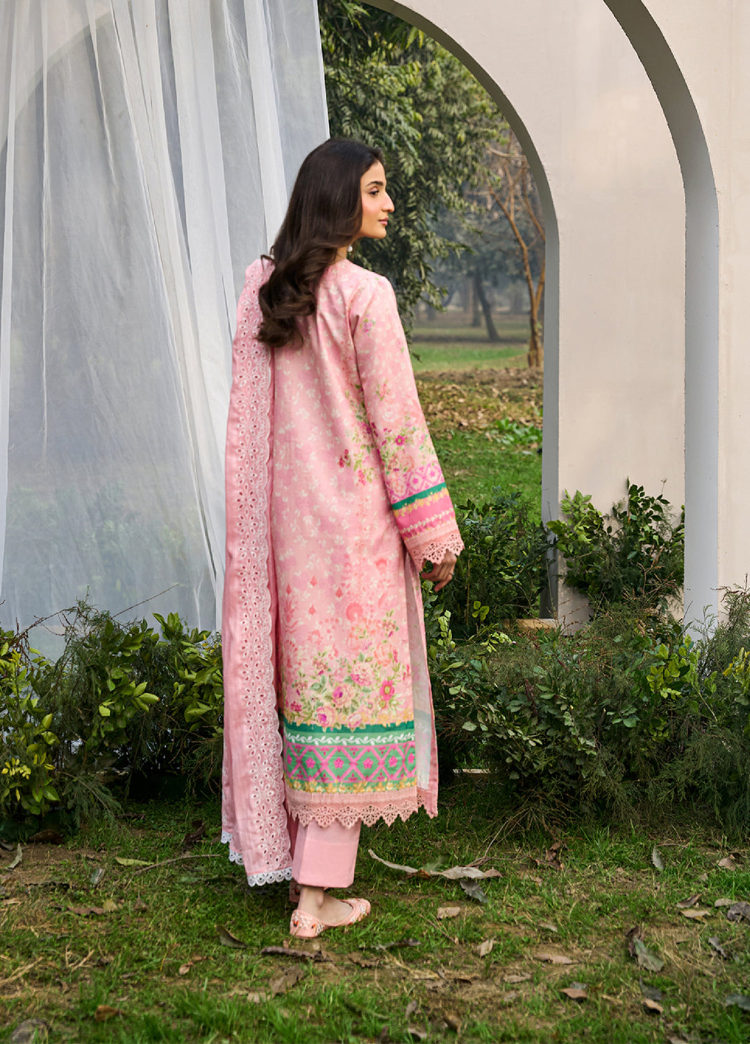 Raha Summer Prints by RajBari Unstitched Printed Lawn 3 Piece Suit RB26URS D-07 - Summer Collection