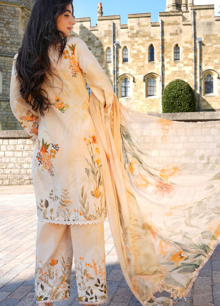 Al Zohaib Printkari Unstitched Embroidered Lawn 3 Piece Suit AZ26ULP 07 - Summer Collection