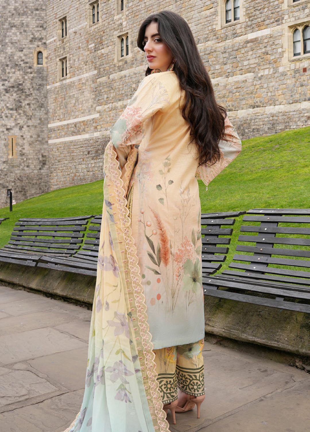 Al Zohaib Printkari Unstitched Embroidered Lawn 3 Piece Suit AZ26ULP 11 - Summer Collection