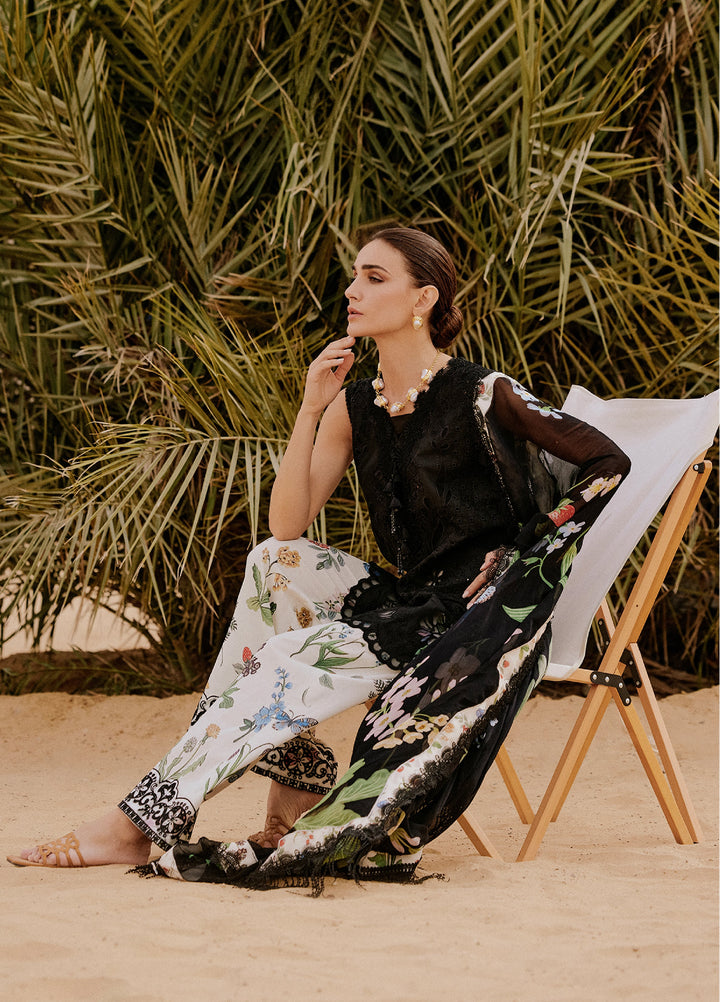 Saira Rizwan Unstitched Embroidered Luxury Lawn 3 Piece Suit SR26ULL SRL26-07 DIARA - Festive Collection