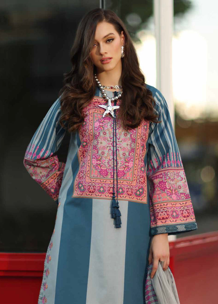 Aghaz e Nou by Charizma Unstitched Embroidered Lawn 3 Piece Suit CHR26UA AG6-09 - Summer Collection