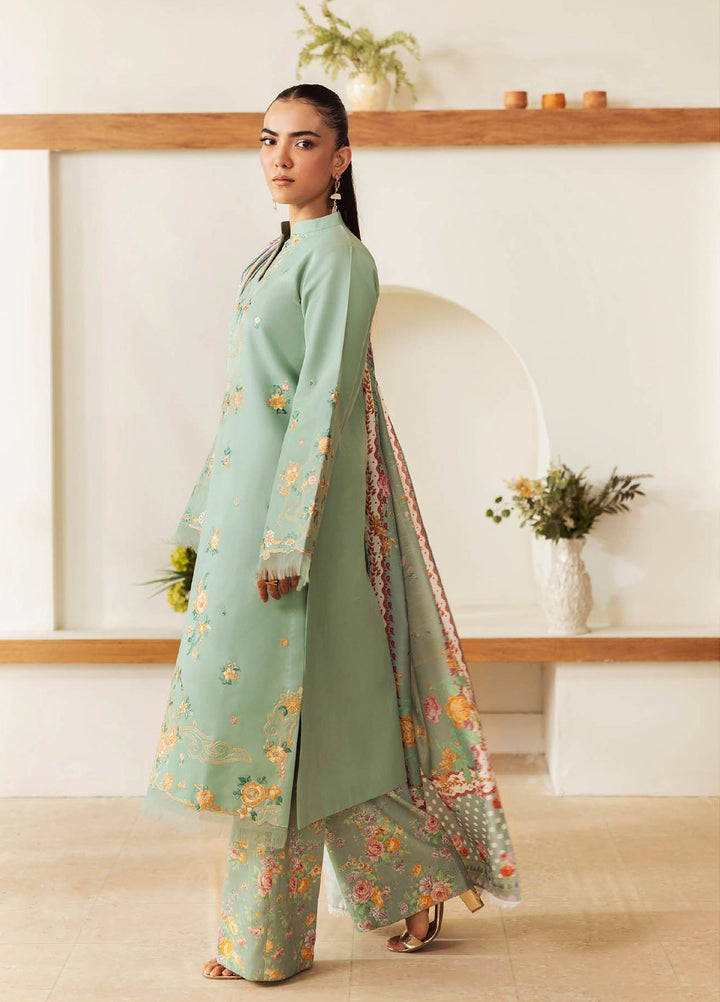Nissa Floral Symphony by Rajbari Embroidered Marina Suits Unstitched 3 Piece RB25NM D-03 - Winter Collection