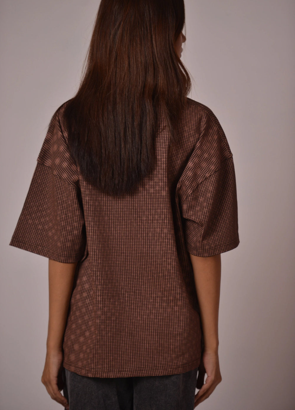 Movement Unisex Western 1 Piece Printed Knit Tee Pixel Weave - Winter Collection
