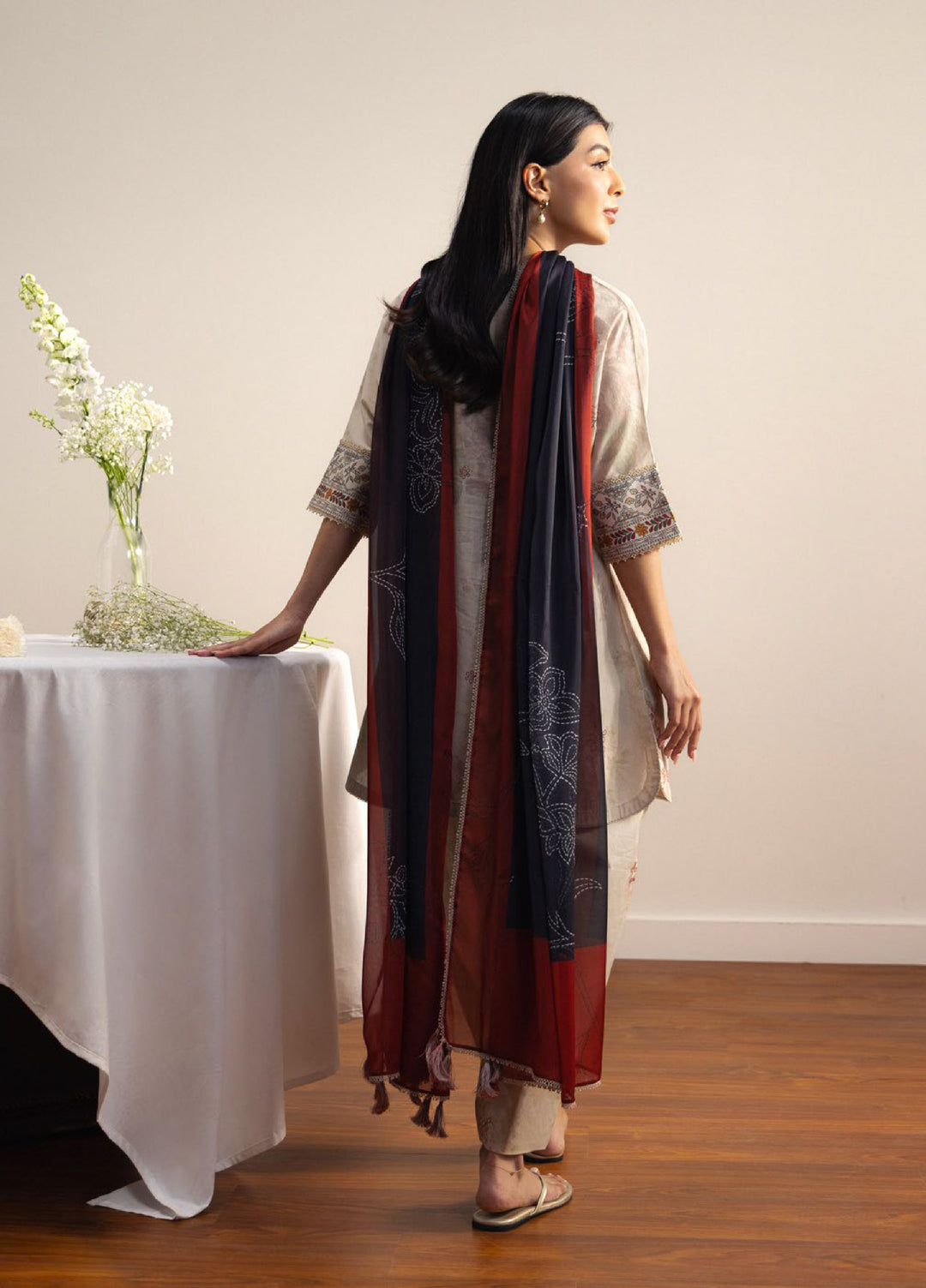 Coco by Zara Shahjahan Unstitched Printed Lawn 3 Piece Suit CZS26ULV SORA-3A - Summer Collection