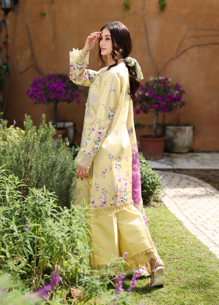 Rang Rasiya Lifestyle Lawn Unstitched Embroidered 3 Piece Suit RR25ULS HAZEL - Summer Collection