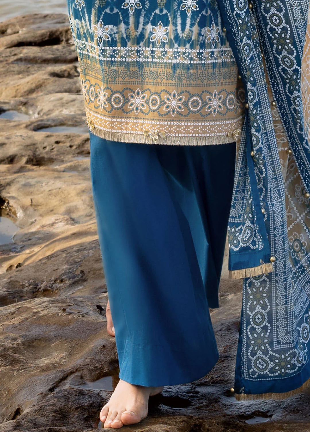 The Chunri by Gul Ahmed Unstitched Printed Lawn 3 Piece Suit GA26UTCL CL-62022 A - Summer Collection