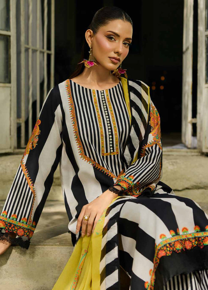 C Prints by Charizma Unstitched Printed Lawn 3 Piece Suit CHR26ULP CP6-14 - Summer Collection