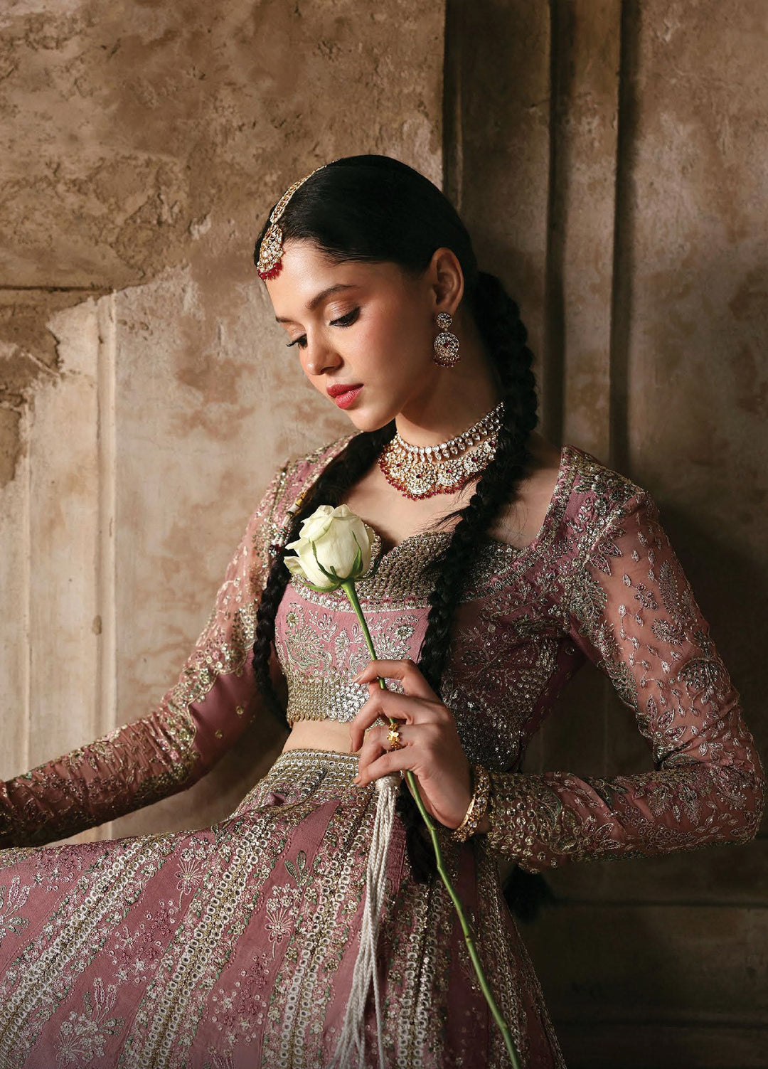 Kaashvi by Ayzel Unstitched Raw Silk Embroidered Suits 3 Piece AAF25KW RAAHIYA AZW-25-V2-08 - Wedding Collection