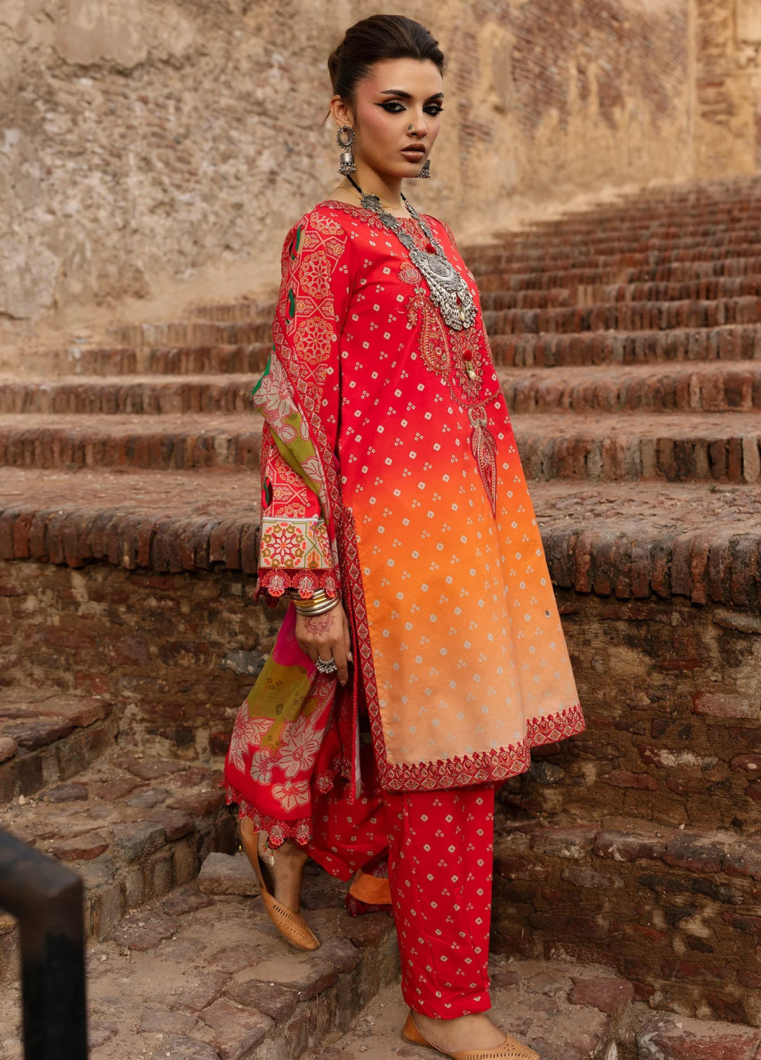 Chunri by Charizma Unstitched Embroidered Lawn 3 Piece Suit CHR26UCL CHN6-06 - Summer Collection