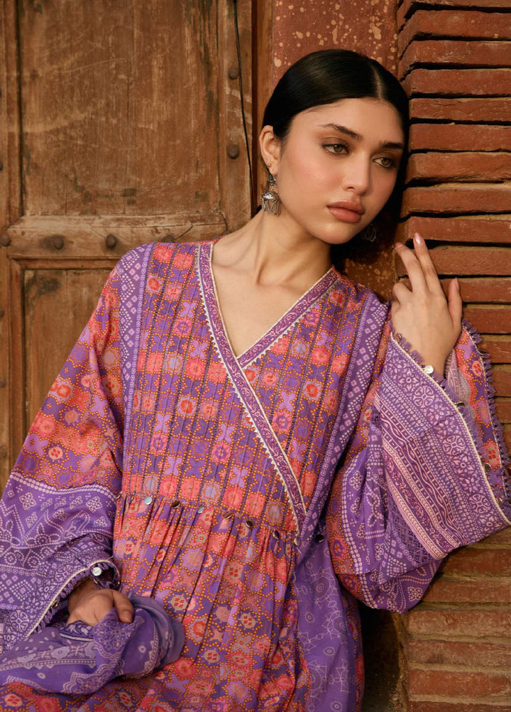 Angan by Kahf Unstitched Printed Lawn 3 Piece Suit KHF26ULA ZARMEENA KPS-3B - Festive Collection