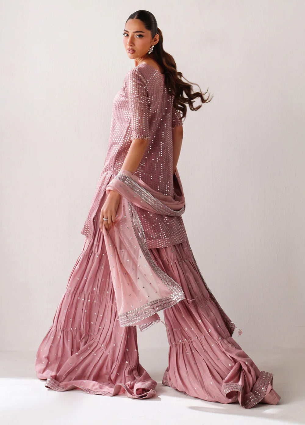 Chantelle by Baroque Unstitched Embroidered Chiffon 3 Piece Suit BQ26UCF UF-4388 - Festive Collection
