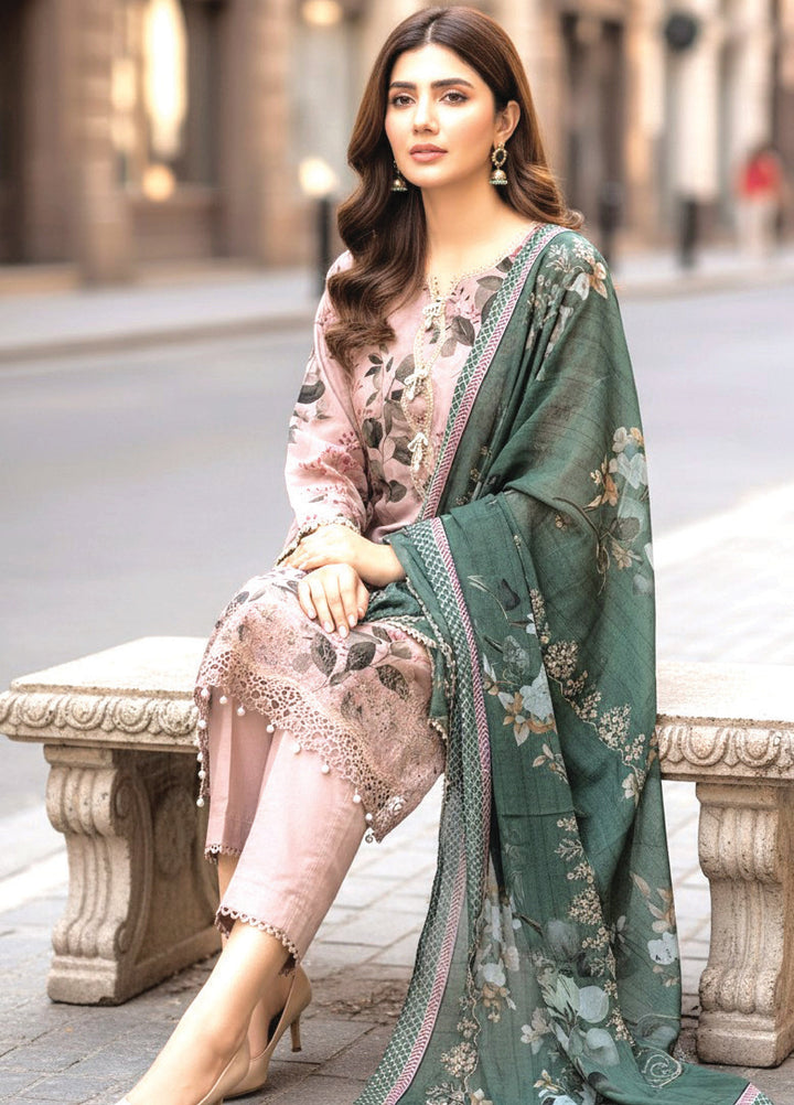 Salina by Regalia Textile Unstitched Embroidered Lawn 3 Piece Suit RG26EU D-3 - Summer Collection