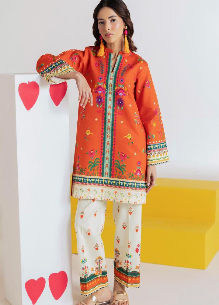 Amal Prints by RajBari Unstitched Printed Lawn 2 Piece Suit RB26UPA D-4 - Summer Collection
