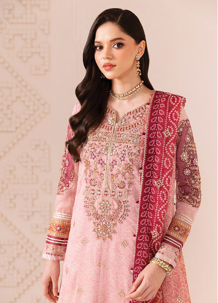 Xenia Formal Luxury Unstitched Embroidered Chiffon Suits 3 Piece XE25FL XF-1043 Raniza - Formals Collection