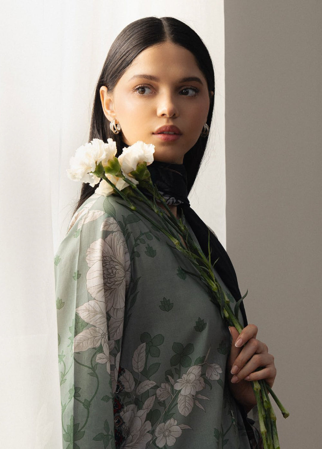 Coco by Zara Shahjahan Unstitched Printed Lawn 3 Piece Suit CZS26ULV ZEN-10B - Summer Collection