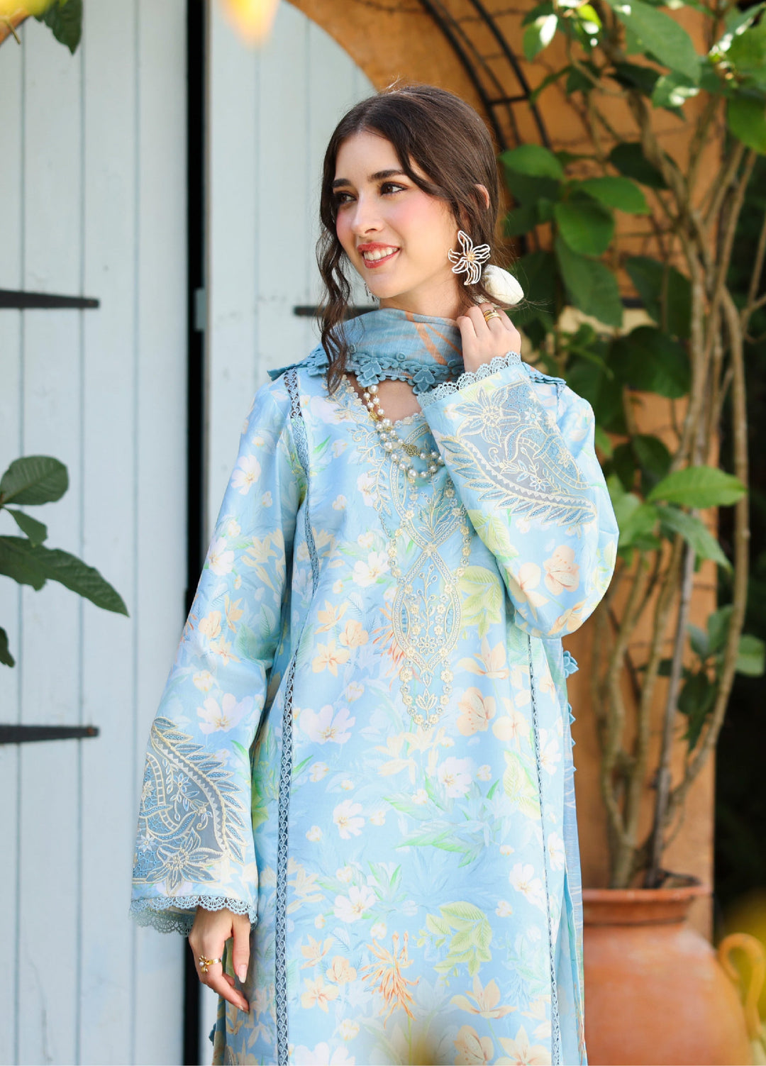 Rang Rasiya Lifestyle Lawn Unstitched Embroidered 3 Piece Suit RR25ULS GARDENIA - Summer Collection
