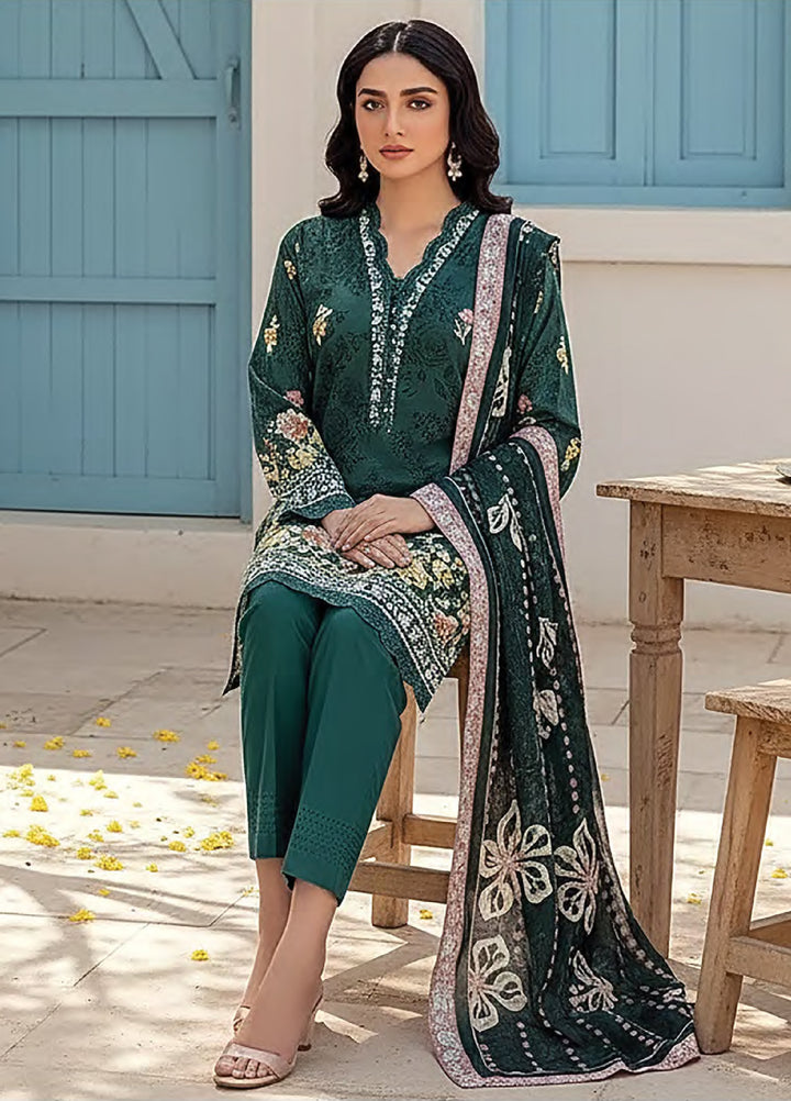 Summer Prints by Lakhany Unstitched Printed Lawn 3 Piece Suit LSM26USP LG-RK-0129 - Summer Collection