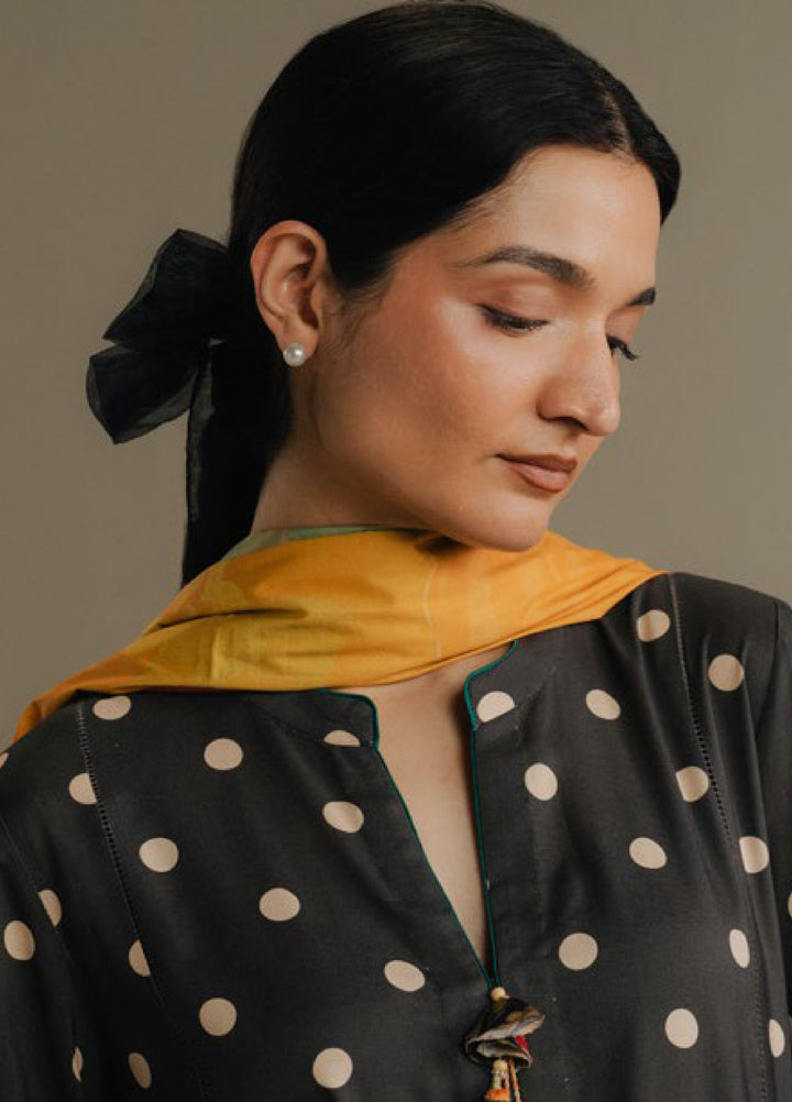 Coco by Zara Shahjahan Prints Unstitched Linen Suits 3 Piece CZS25PW Paper Moon D-3A - Winter Collection