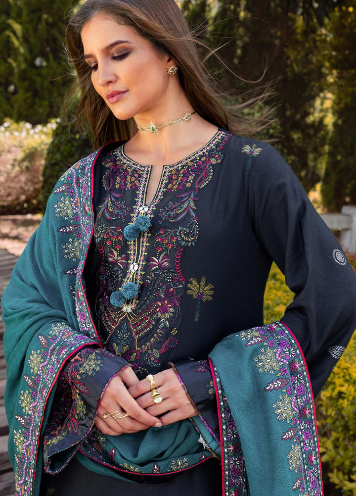 Mushq Broadway Under the Tuscan Sun Embroidered Viscose Suits Unstitched 3 Piece MQ25BT D-09 Radiant Solitude - Winter Collection