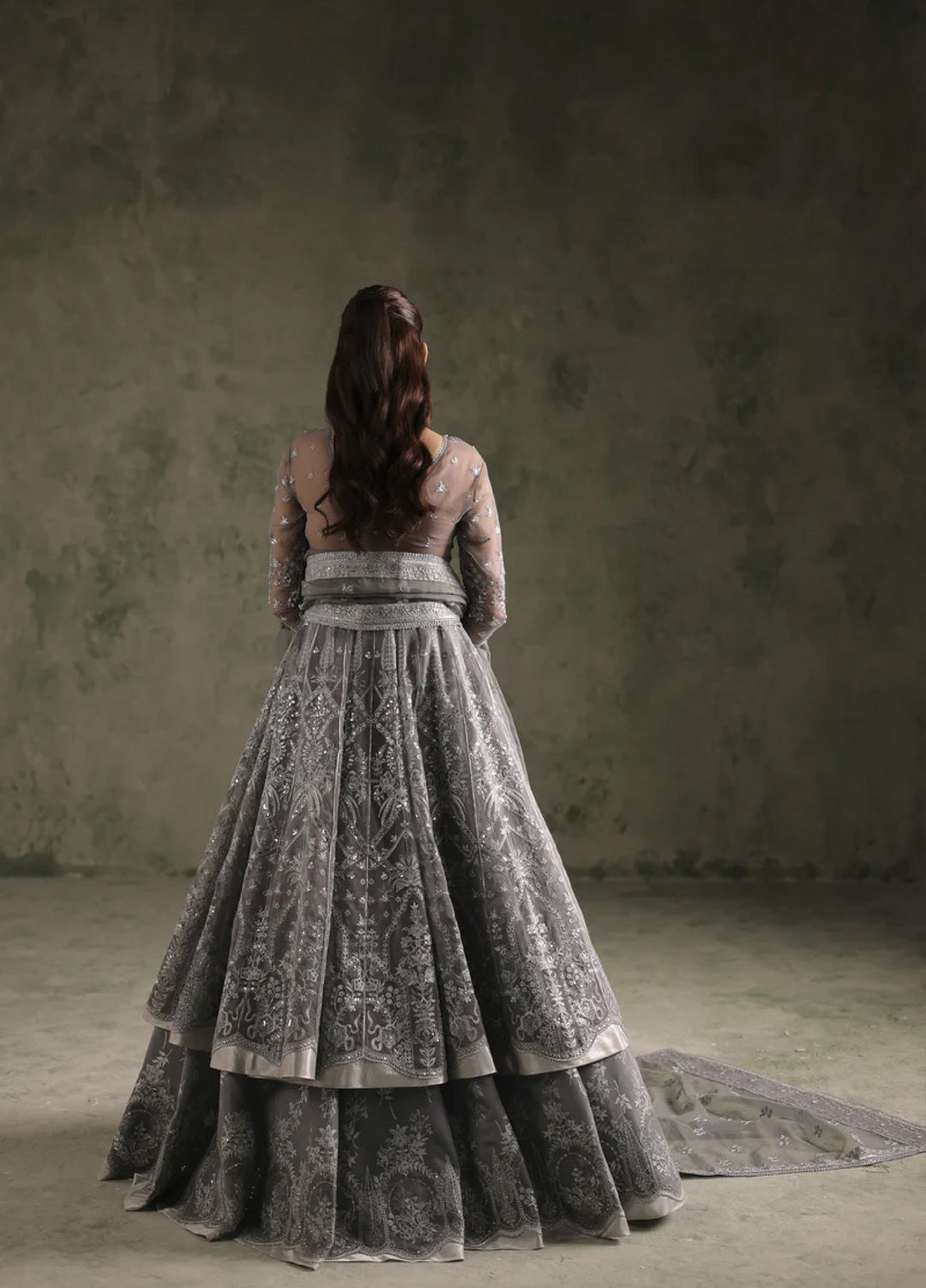 Esmeree by Imran Ramzan Embroidered Unstitched Organza 3 Piece Tresor D Etoiles - Formals Collection