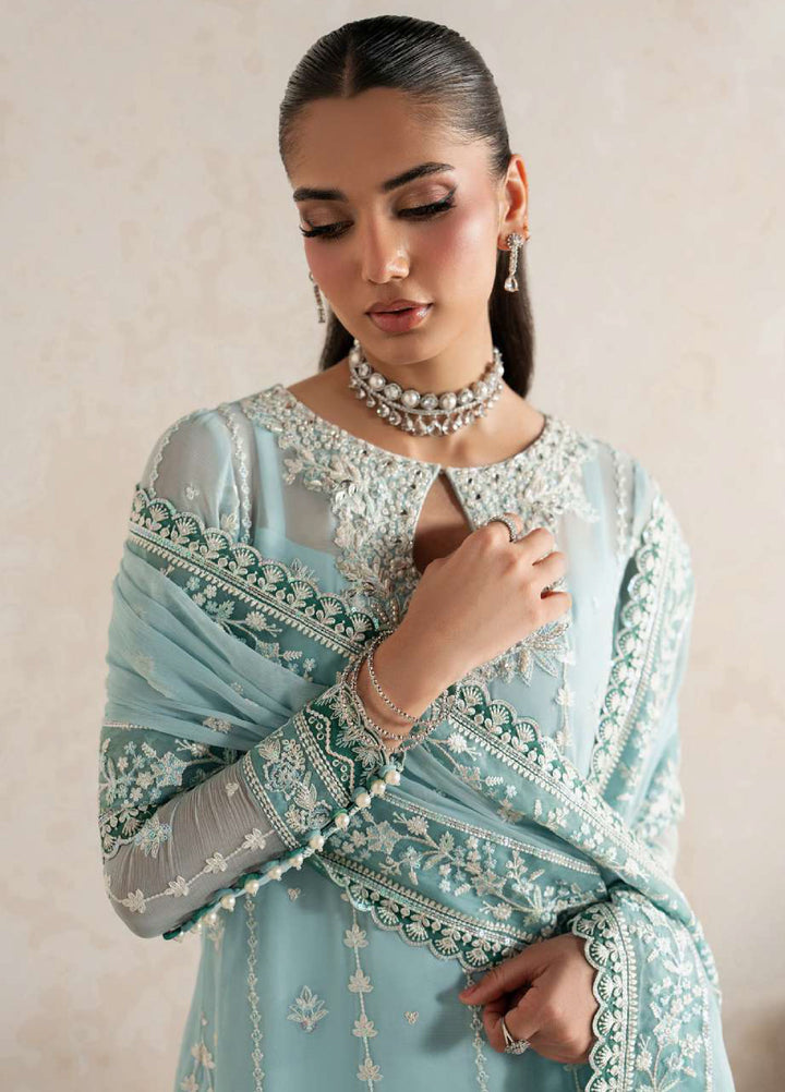Gulaal Unstitched Embroidered Chiffon 3 Piece Suit GL26ULW Eileen D-58 - Wedding Collection