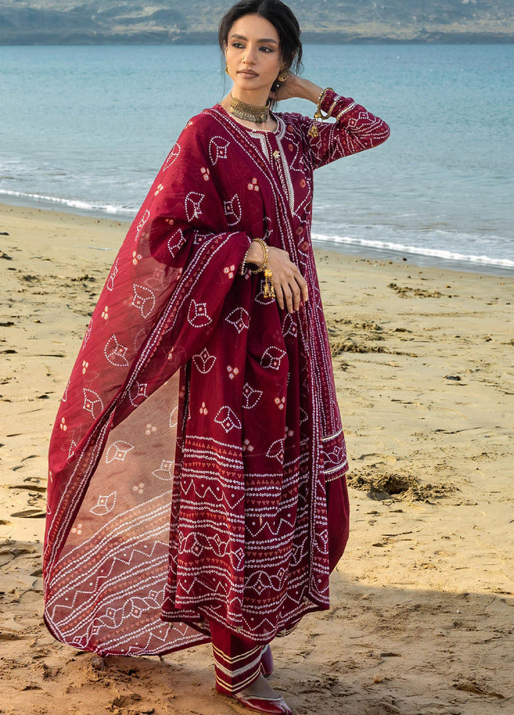 The Chunri by Gul Ahmed Unstitched Printed Lawn 3 Piece Suit GA26UTCL CL-52180 B - Summer Collection