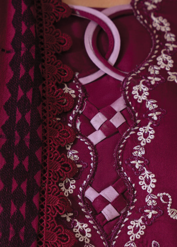 Miraal By Aabyaan Embroidered Chikankari Suits Unstitched 3 Piece ABY25MV D-AV-09-Afsheen - Winter Collection