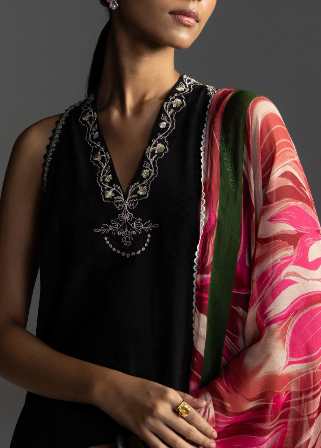 Coco by Zara Shahjahan Unstitched Embroidered Jacquard 3 Piece Suit CZS26UL MIRO-2B - Summer Collection