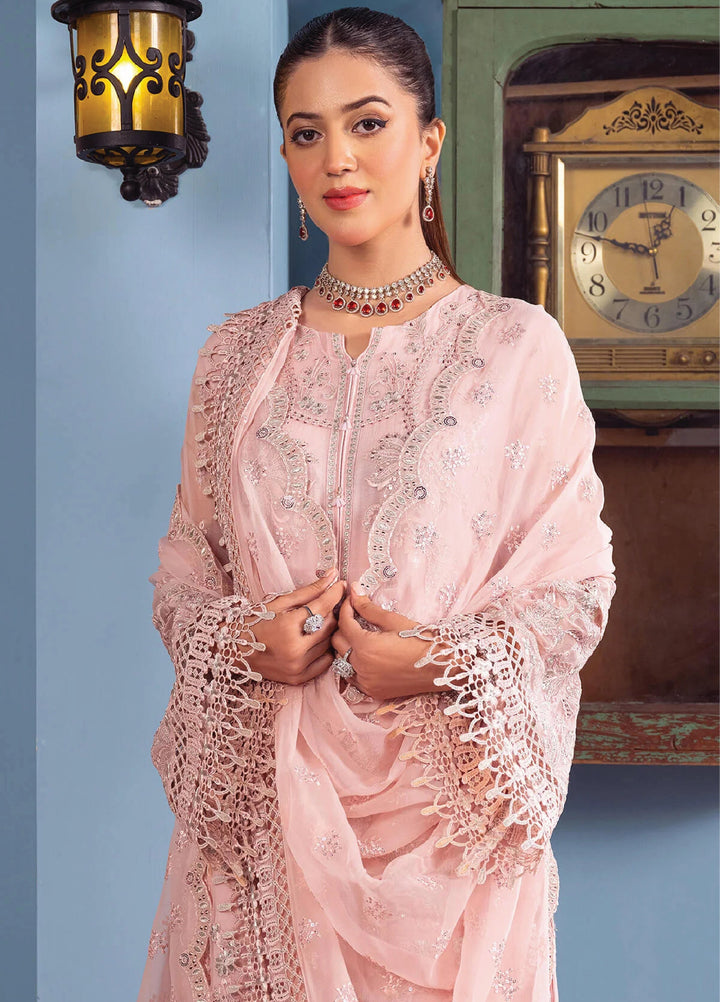 Lavish Premium Unstitched Embroidered Chiffon 3 Piece Suit Urban Edge - Wedding Collection