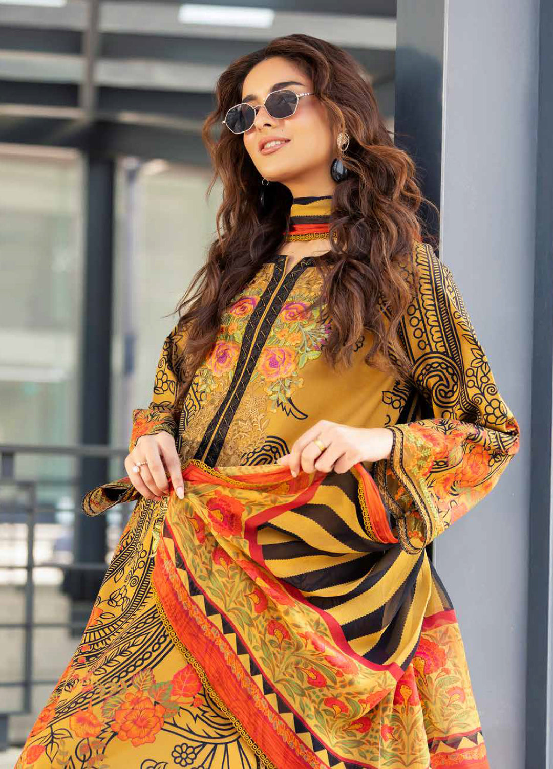 Aghaz e Nou by Charizma Unstitched Embroidered Lawn 3 Piece Suit CHR26UA AG6-01 - Summer Collection