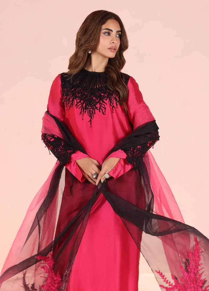 Eterna by Musferah Saad Pret Embroidered Tissue Silk 2 Piece Dark Romance - Festive Collection