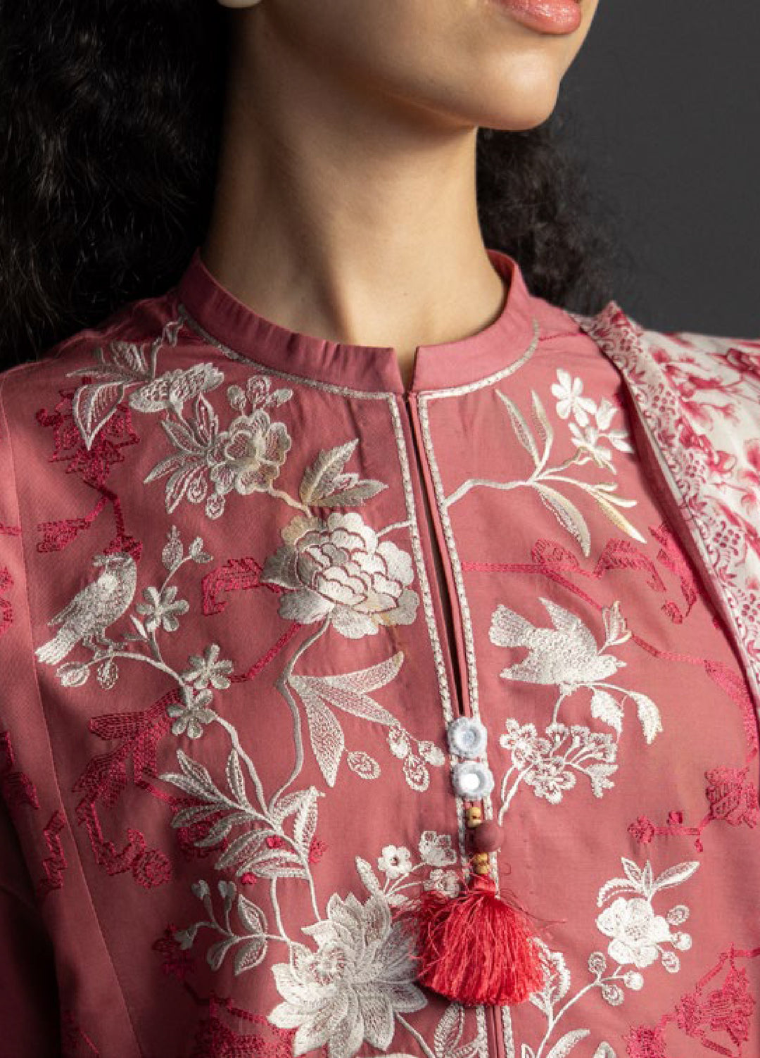 Coco by Zara Shahjahan Unstitched Embroidered Lawn 3 Piece Suit CZS26UL AVIONA-3B - Summer Collection