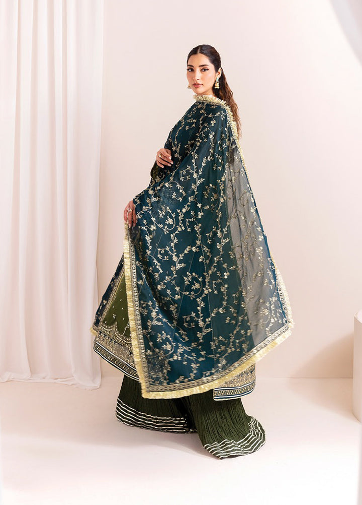 Xenia Formal Unstitched Luxury Embroidered Chiffon Suits 3 Piece XE25UF 03-Маhvash - Formals Collection