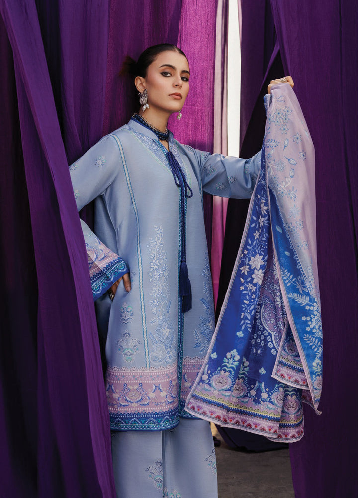 Aik Roz by Aik Atelier Unstitched Khaddar Printed Suits 3 Piece AIK25RK Look 08 - Winter Collection