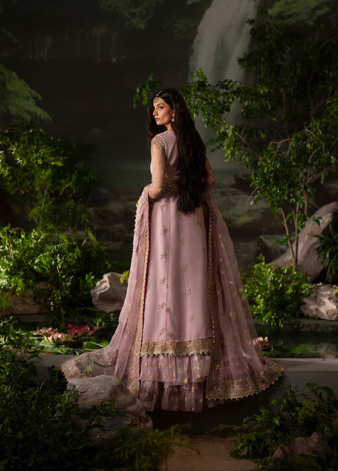 Dastan E Ishq by Ajr Festive Embroidered Unstitched Organza 3 Piece Suits AJR25DI D-1 Dhanak - Formals Collection