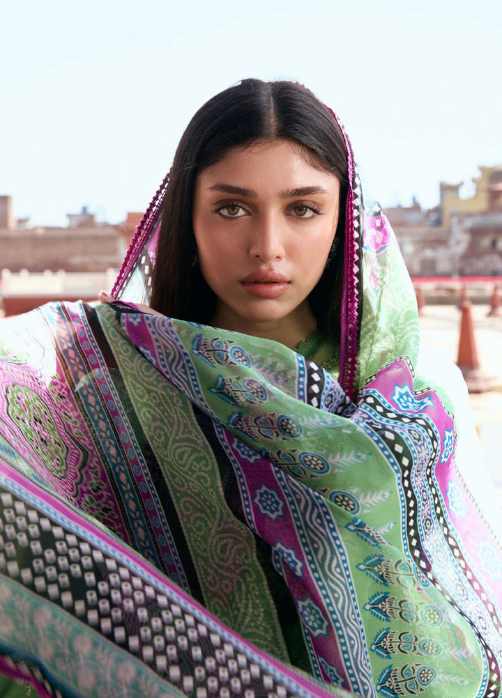 Angan by Kahf Unstitched Printed Lawn 3 Piece Suit KHF26ULA RUMI KPS-8B - Festive Collection