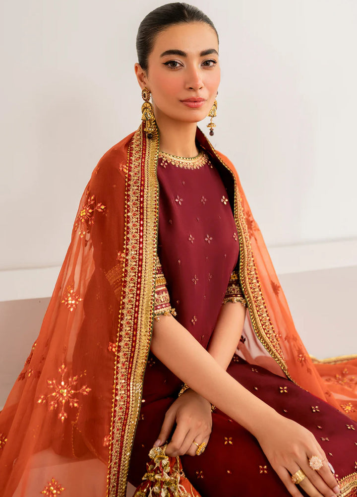 Chantelle by Baroque Unstitched Embroidered Chiffon 3 Piece Suit BQ26UFC UF-698 - Festive Collection