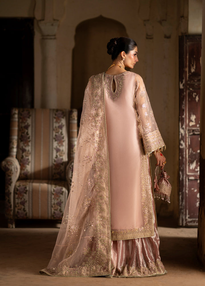 Dastan E Ishq by Ajr Festive Embroidered Unstitched Net 3 Piece Suits AJR25DI D-4 Zehra - Formals Collection