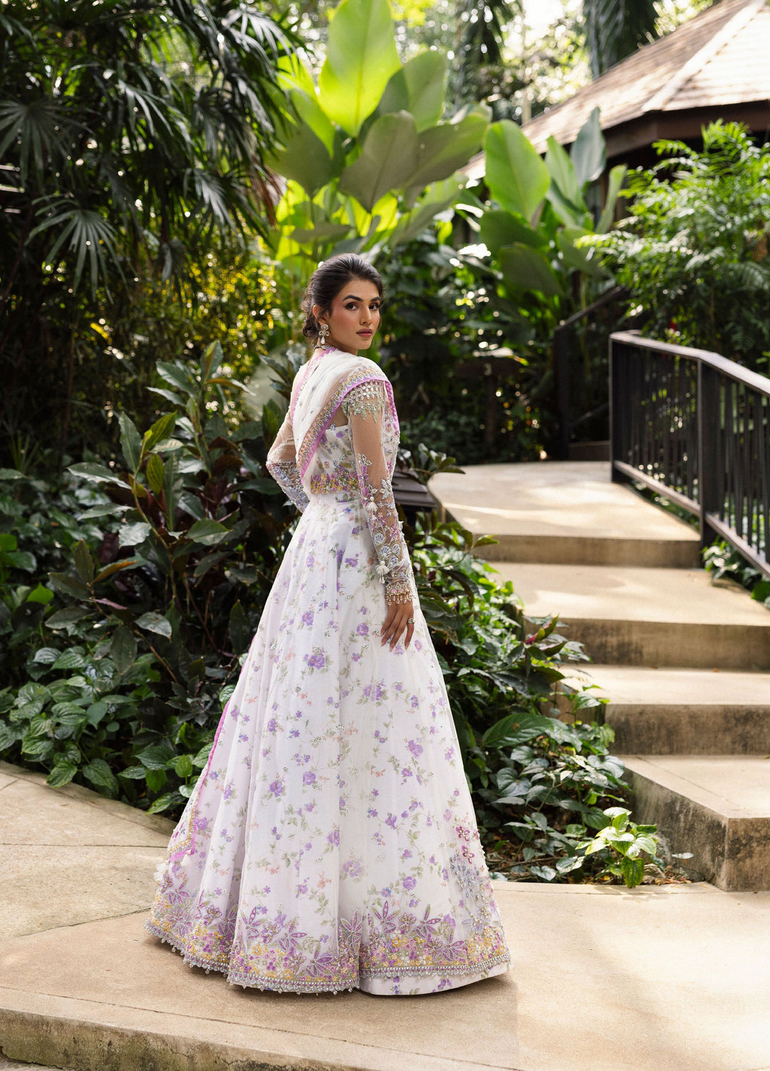 Saira Rizwan Unstitched Net Embroidered Suits 3 Piece SR25UF SRF25-05 Elina - Festive Collection